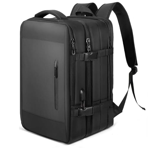 COLseller Reisetasche Damen Handgepäck Tasche Reisetasche Damen Travel Bag mit Kulturtasche Schuhfach für Flugzeug Reisen,Black von COLseller
