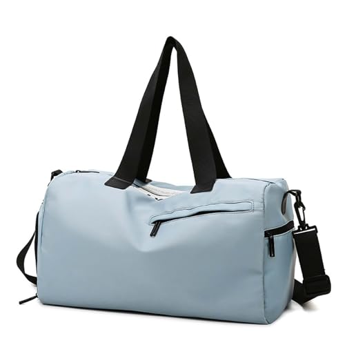 COLseller Reisetasche Damen Handgepäck Tasche Weekender Bag Sporttasche mit Nassfach Schuhfach Reisetasche Tasche für Flugzeug Weekender Schwimmtasche,Blue von COLseller