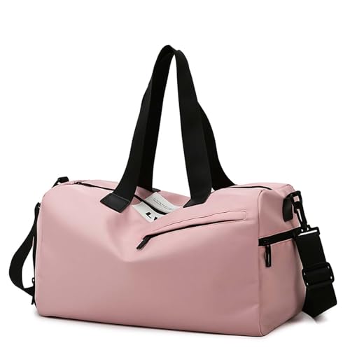 COLseller Reisetasche Damen Handgepäck Tasche Weekender Bag Sporttasche mit Nassfach Schuhfach Reisetasche Tasche für Flugzeug Weekender Schwimmtasche,Pink von COLseller