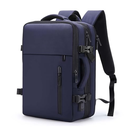 COLseller Reisetasche Damen Herren Handgepäck Tasche Weekender Bag Travel Bag mit Kulturtasche Schuhfach für Flugzeug Reisen,Blue von COLseller
