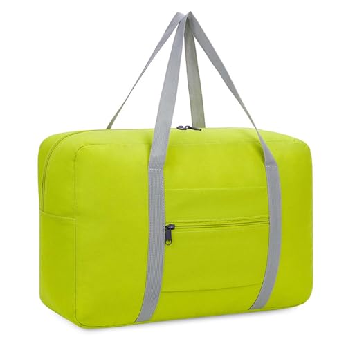 COLseller Reisetasche Damen Sporttasche Handgepäck mit Schuhfach und Nassfach Travel Bag mit Kulturtasche Schuhfach für Flugzeug Reisen,Green von COLseller