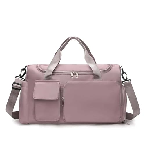 COLseller Reisetasche Damen Übernachtungstasche mit Schuhfach Handgepäck Tasche Travel Bag mit Kulturtasche Schuhfach für Flugzeug Reisen,Pink von COLseller