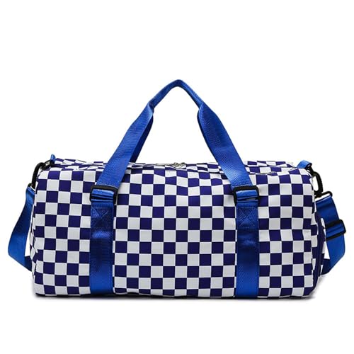 COLseller Reisetasche Foldybag Große Reisetasche mit Schuhfach & Nass-Tasche Handgepäck Tasche für Flugzeug,Blue von COLseller