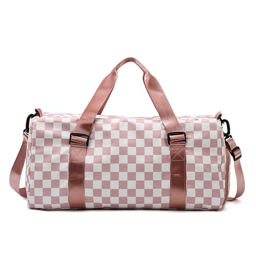 COLseller Reisetasche Foldybag Große Reisetasche mit Schuhfach & Nass-Tasche Handgepäck Tasche für Flugzeug,Pink von COLseller