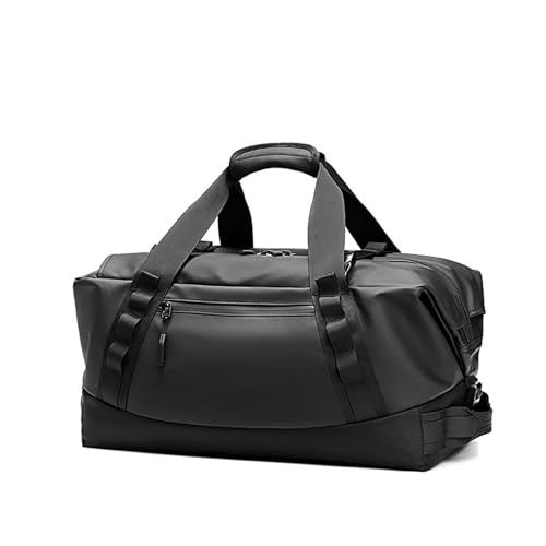 COLseller Reisetasche für Herren & Damen Handgepäck Tasche Übernachtungstasche mit Schuhfach Travel Bag mit Kulturtasche Schuhfach für Flugzeug Reisen,Black von COLseller