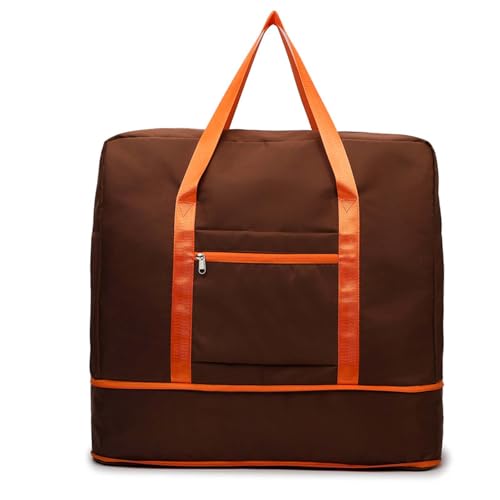 COLseller Reisetasche für Herren & Damen Travel Duffle Bag Wasserabweisende Weekender Gym Travel Bag Handgepäck Tasche Trainingstasche für Damen Herren,Brown von COLseller