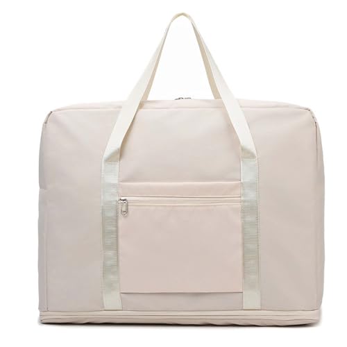COLseller Reisetasche für Herren & Damen Travel Duffle Bag Wasserabweisende Weekender Gym Travel Bag Handgepäck Tasche Trainingstasche für Damen Herren,White von COLseller