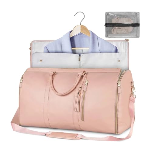 COLseller Reisetasche mit Handschlaufe Reisetasche Damen Sporttasche Weekender Bag Schwimmtasche Wasserdicht für Reise Gym,Pink von COLseller