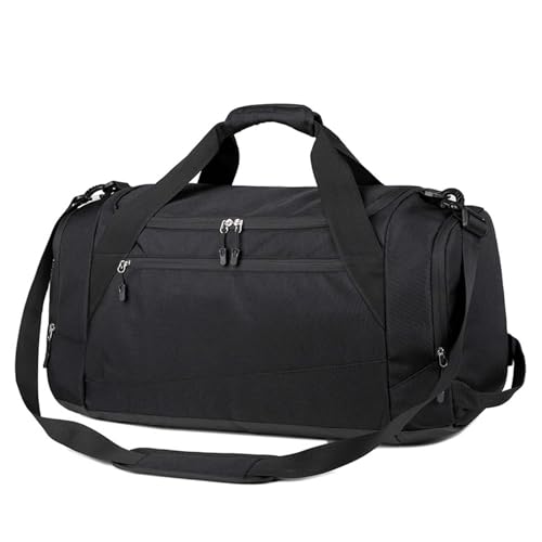 COLseller Reisetasche mit Schuhfach Weekender Damen Sport Tasche für Reisen Gym Urlaub Übernachtung wasserdichte Handgepäck Tasche/Sporttasche,Black von COLseller