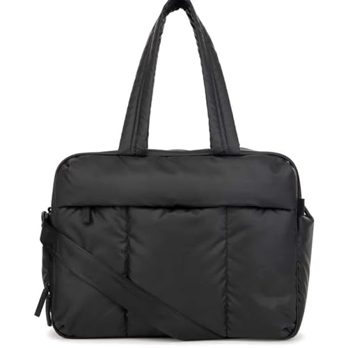COLseller Sport Duffel Bag Damen Gepäck Serie Praktische Reisetasche Wasserabweisende Weekender Gym Travel Bag Handgepäck Tasche Trainingstasche für Damen Herren,Black von COLseller