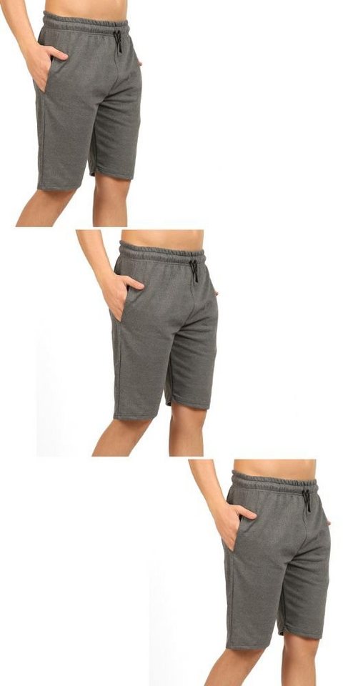 COMEOR Sweatshorts Kurze Hosen Herren-Sporthose Kurz Laufshorts Männer Bermuda Shorts (3-tlg) von COMEOR