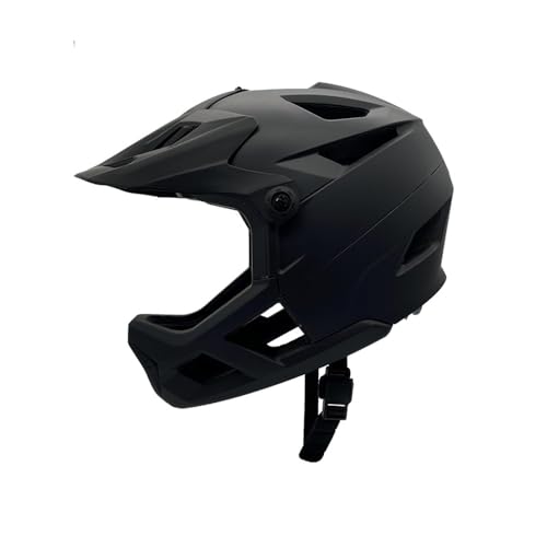COMETX Full-Face-Mountainbike-Helm für Männer Frauen Rennradhelm Leicht Verstellbares Visier und Brillenanschluss 55-59CM Stoßfester Fahrradhelm von COMETX