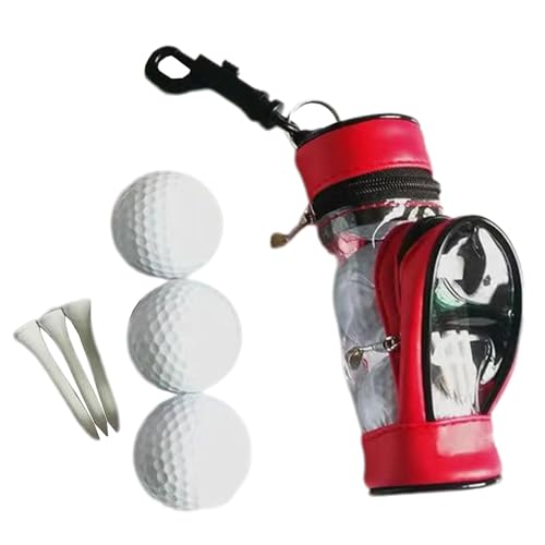 Golfballtasche – Golf-Zubehörtasche, verschleißfeste Golftasche, multifunktionale Golftasche, Golf-Zubehör-Organizer, Golf-Wertsachen-Beutel, Golfball-Aufbewahrung für Tees, Pitchgabel und Ballmarker von COMFOLIVING