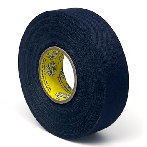 Comp-O-Stik Hockey-Tape, buntes marineblaues Stoff, 2,5 cm x 22 m, 1 Stück von COMP-O-STIK GAME TOUGH TAPE