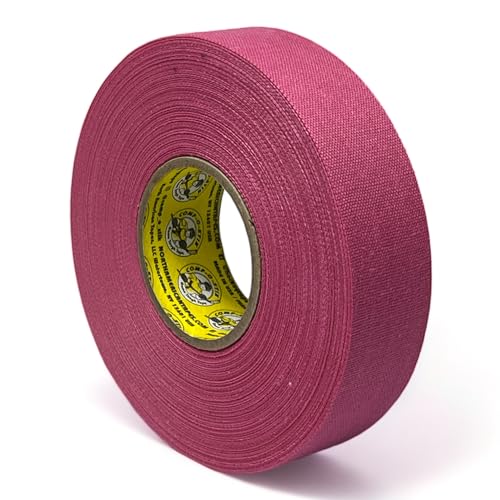 Comp-O-Stik Hockey-Tape, buntes rosa Stoff, 2,5 cm x 22 m, 1 Stück von COMP-O-STIK GAME TOUGH TAPE
