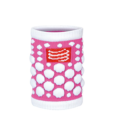 Compressport Schweißband Sweat Band 3D Dots Fluo, Pink, One Size von COMPRESSPORT