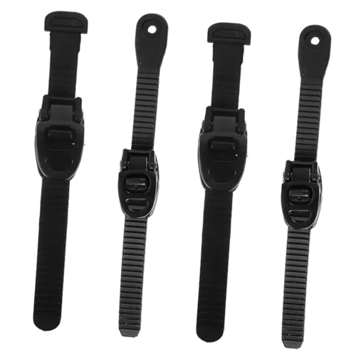 CONGARTENO 4 Sätze Rollschuhe Schnallenbänder Verstellbare Robuste Riemen mit Metallverschluss Leichtes Skate Zubehör für Inline Rollschuhe Langlebig und Tragbar von CONGARTENO