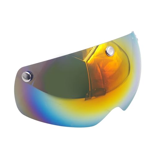 CONGKE Magnetische Schutzbrille, abnehmbarer Helm, UV-Schutz, Brillen, Augenersatzgläser Compatible with Fahrrad-, Motocross- und Fahrradhelme, Aufprallschutz,Visier Motorradhelm von CONGKE