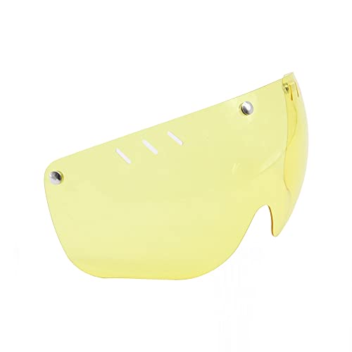 CONGKE Radfahrenhelm Gläser Visier Objektiv TT MTB Rennrad Fahrrad Aero Helm Transparente graue gelbe Farben Linse Anti UV-Brille,Visier Motorradhelm von CONGKE