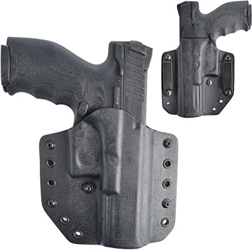 COP® 3PRI Gürtelholster kompakt/lang, Kunststoff/schwarz, Links, H&K P8 von COP