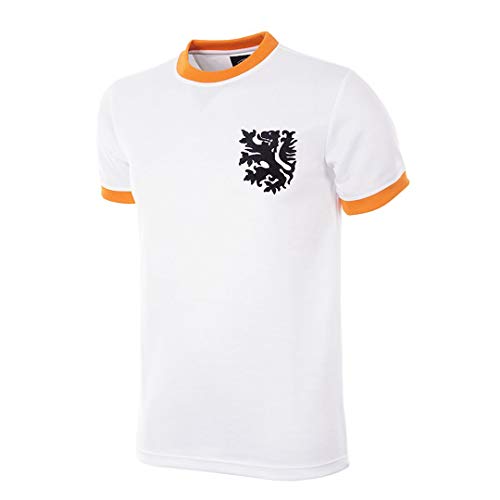 COPA Herren Holland World Cup Away 1978 Retro Football Shirt Fußball Rundhals T, weiß, M von COPA