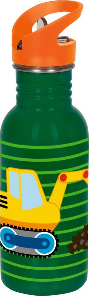 COPPENRATH DIE SPIEGELBURG Trinkflasche Edelstahlflasche Bagger 0,5 l, grün, Wenn ich mal groß bin, sichere und ansprechende Trinklösung von COPPENRATH DIE SPIEGELBURG