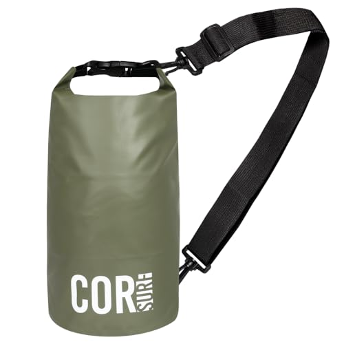 COR Surf schwimmende wasserdichte Drybag Sack mit Rollverschluss hält die Ausrüstung beim Kajak- und Bootfahren, Rafting, Schwimmen, Zelten, Wandern, Angeln und am Strand trocken von COR Surf