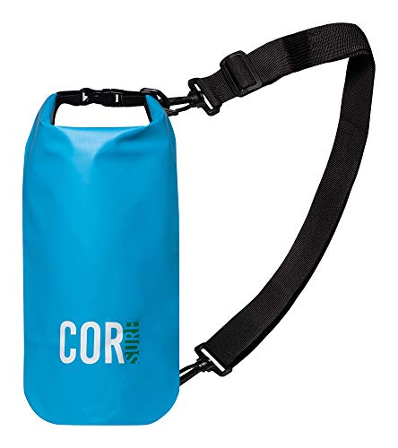 COR Surf schwimmende wasserdichte Drybag 3L | 5L |10L Sack mit Rollverschluss hält die Ausrüstung beim Kajak- und Bootfahren, Rafting, Schwimmen, Zelten, Wandern, Angeln und am Strand trocken (10L) von COR Surf