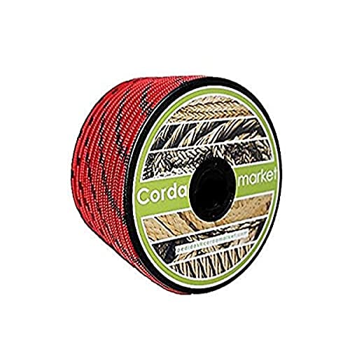 Cordamarket Erwachsene Unisex 10 mm drizseil, rot, 25mts von Cordamarket