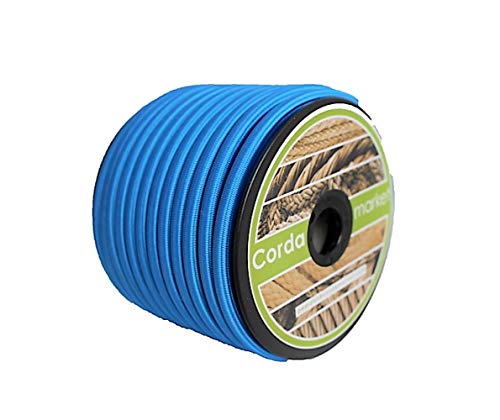 CORDAMARKET 10 mm Gummizug, blau, 25mts von Cordamarket