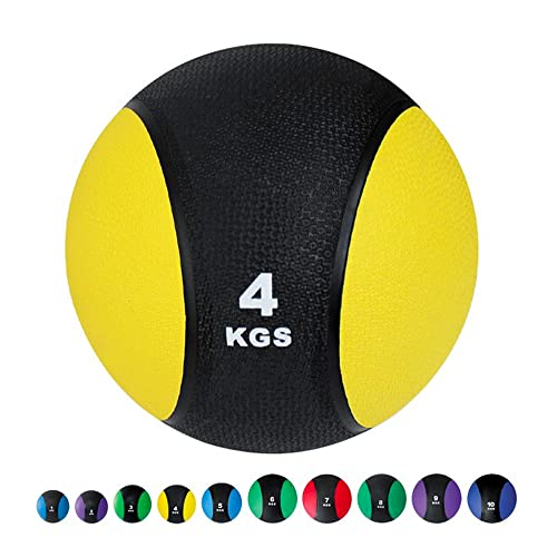 Core Power Medizinball Ball 4kg | Hochwertiger Weighted Ball für Fitness, Ganzkörpertraining und Rehabilitation | 1 bis 10 kg von CORE POWER MEIJERS