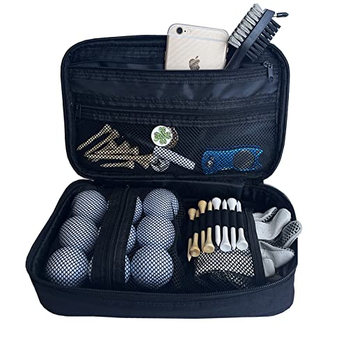 Golf-Ball-Tasche, Golf-Zubehörtasche, Golf-Zubehör für Herren, Golftaschen-Organizer, Golf-Wertsachen-Tasche (A) von CORECISE