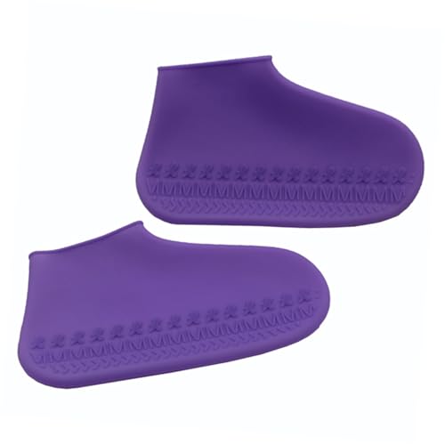 CORHAD 1 Paar Schuhschutz rutschfeste Schuhüberzüge Regensichere Schuhabdeckung Regenschuhabdeckung Silikon Überschuhe von CORHAD