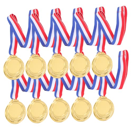 CORHAD 10 Stück Metallmedaille Sportmedaillen Auszeichnungszubehör Medaillen Dekoration Medaillen Für Belohnungen Kinderauszeichnungen Medaillen Künstliche Medaillen von CORHAD