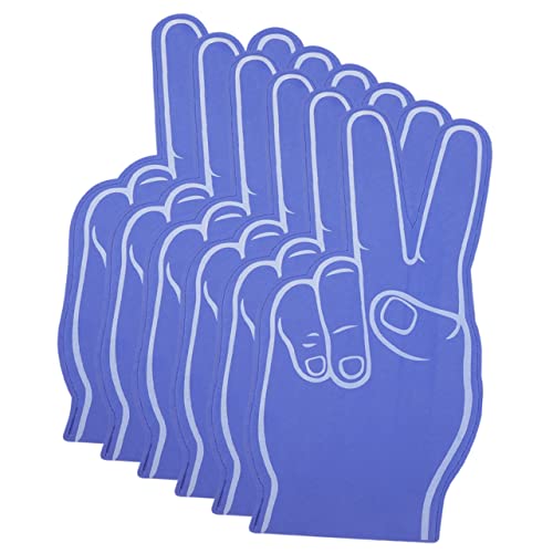CORHAD 6 Stück Schaumstoff Finger Für Sportpartys Schaumstoff Hände Neuartige Schaumstoff Finger Sport Jubel Spielzeug Lustige Schaumstoff Finger Cheerleader Requisiten von CORHAD