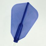 Federn fit flight air fantail dunkelblau f-shape von COSMO DARTS