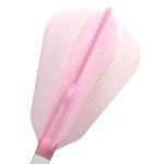 Federn fit flight air fantail pink f-shape von COSMO DARTS