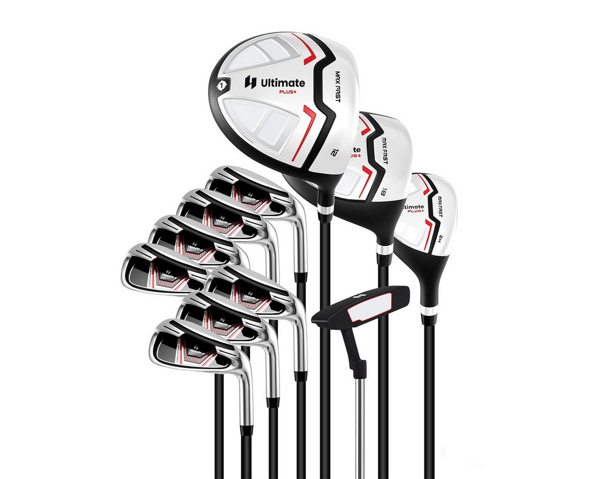 COSTWAY Golfschläger + Golfbag, komplettes Damen Golfschläger Set, 9/11 teilige von COSTWAY