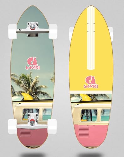 Sakari Surfskate Complete with Surfskate Trucks SGI - Pure Life 32,5 Deep von COUNTRY BASQUE INGURUASAKARI INDUSTRY