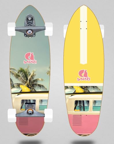 Sakari Surfskate komplett mit Surfskate-Trucks T12 - Pure Life 32,5 Deep von COUNTRY BASQUE INGURUASAKARI INDUSTRY