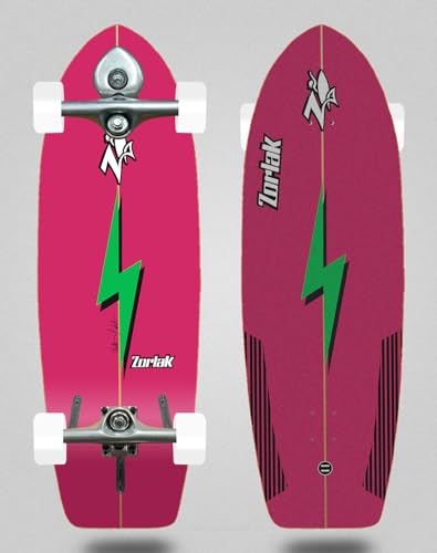 Zorlak Surfskate Complete with Buri Surfskate Skateboard Trucks - Melo 30 Fat Tail von COUNTRY BASQUE INGURUASAKARI INDUSTRY