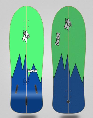 Zorlak Surfskate Deck Monopatin Skateboard - Greetingman Holy 9x31 von COUNTRY BASQUE INGURUASAKARI INDUSTRY