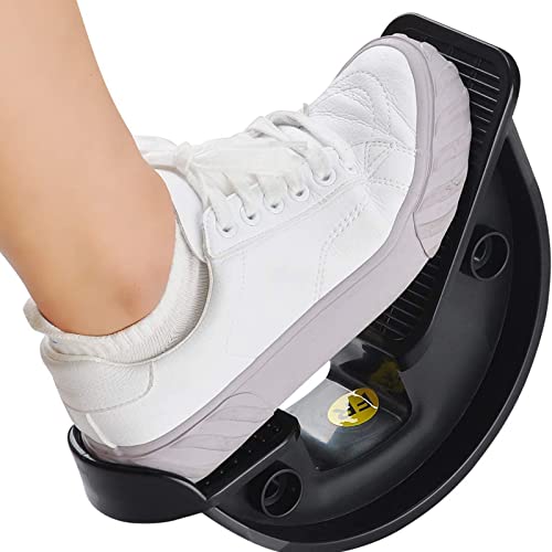 COVVY Foot Rocker Wadenstrecker Fußgelenk Plantar Board für Achillessehnenentzündung, Muskeldehnung, Fuß- und Schienbeinschienen Schmerzlinderung (Black) von COVVY