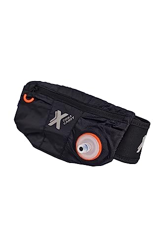 COXA Carry 452 WM1 waistbelt with softflask Sports pouch Unisex Black Größe One Size von COXA Carry