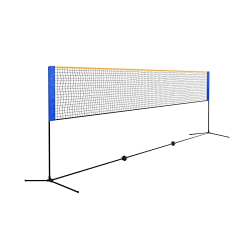 16 breites Badmintonnetz-Set mit Aufbewahrungstasche für Wettkämpfe von CQLXZ