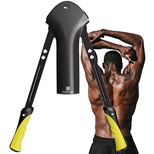 Armtrainer, Hydraulischer Power Twister, Einstellbar 22-440 lbs, Brustexpander für Zuhause, Fitnessgerät für das Training der Schultermuskulatur für Männer und Frauen (Farbe: Schwarz+Gelb, Größe: 22 von CQLXZ