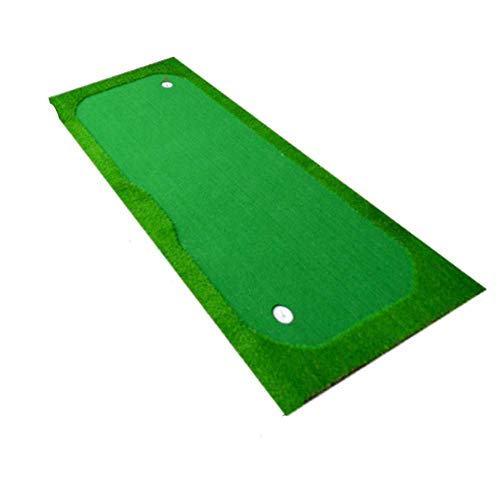 Golfausrüstung Indoor-Golf-Putting-Greens Tragbare Greens Golf-Putting-Matte Professionelle Übungs-Green-Golfsimulator-Trainingsmatte Hilfsausrüstung für Indoor- und Outdoor-Golf von CQLXZ