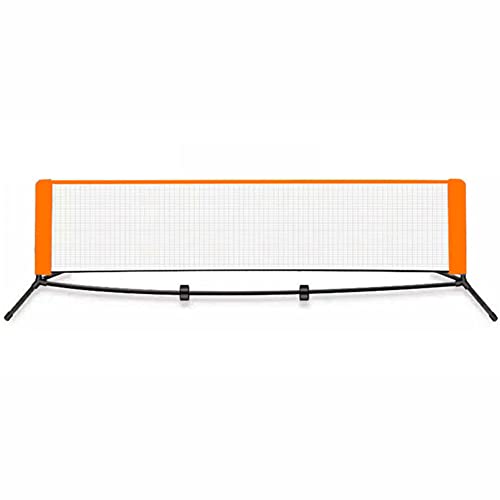 Tragbares Tennisnetz, einfach aufzubauendes Badmintonnetz mit robuster Tragetasche, faltbares Multisport-Kombinetz für drinnen und draußen, für Badminton, Volleyball, Tennis (Größe: 6 m) von CQLXZ