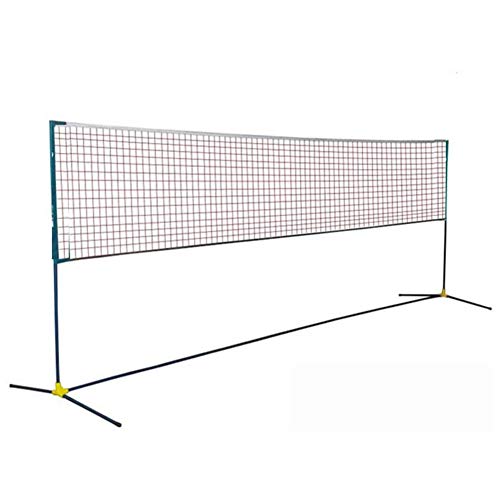 Tragbares Tennisnetz-Set – Badmintonnetz, Multisport-Kombinetz, tragbares Tennisnetz mit robuster Tragetasche, einfach aufzubauendes, aufrollbares Netz für Tennis oder Badminton von CQLXZ
