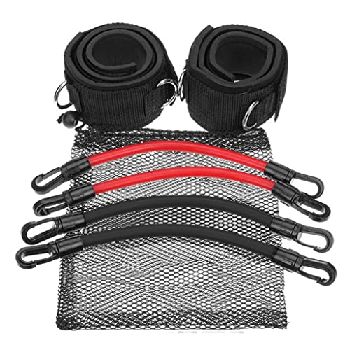 Widerstandsband-Set, dynamisches Geschwindigkeitstraining, Gummiband, Sport-Elastikband für Fitness-Trainingsgeräte (Farbe: A, Größe: Einheitsgröße) von CQLXZ